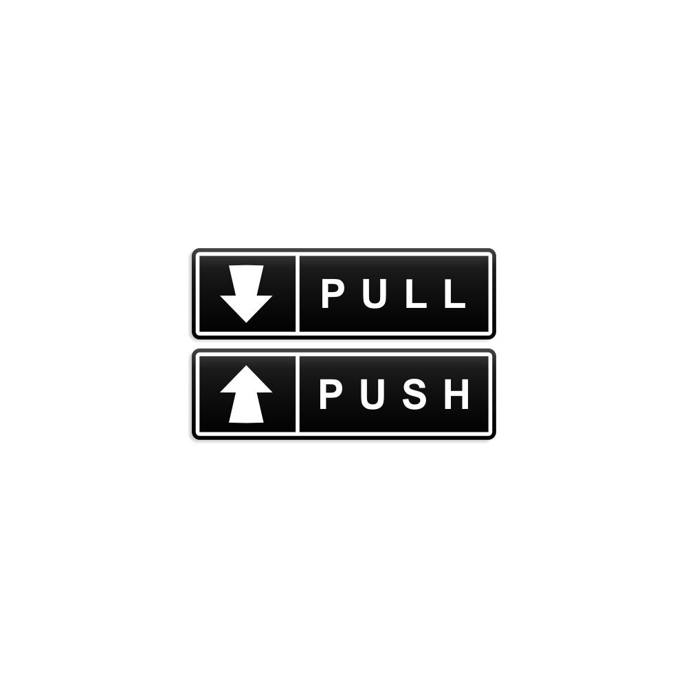 

Papan Tanda TARIK DORONG / PUSH PULL / acrylic sign