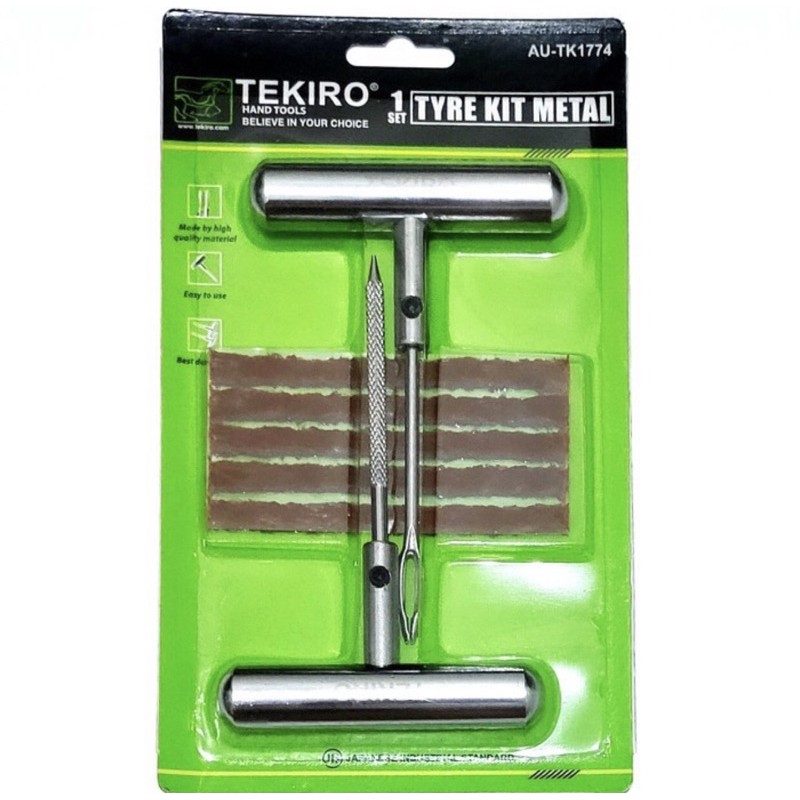 TEKIRO Alat Tambal Ban Tubles Tubeless GG BESI AU-TK1774 tyre kit