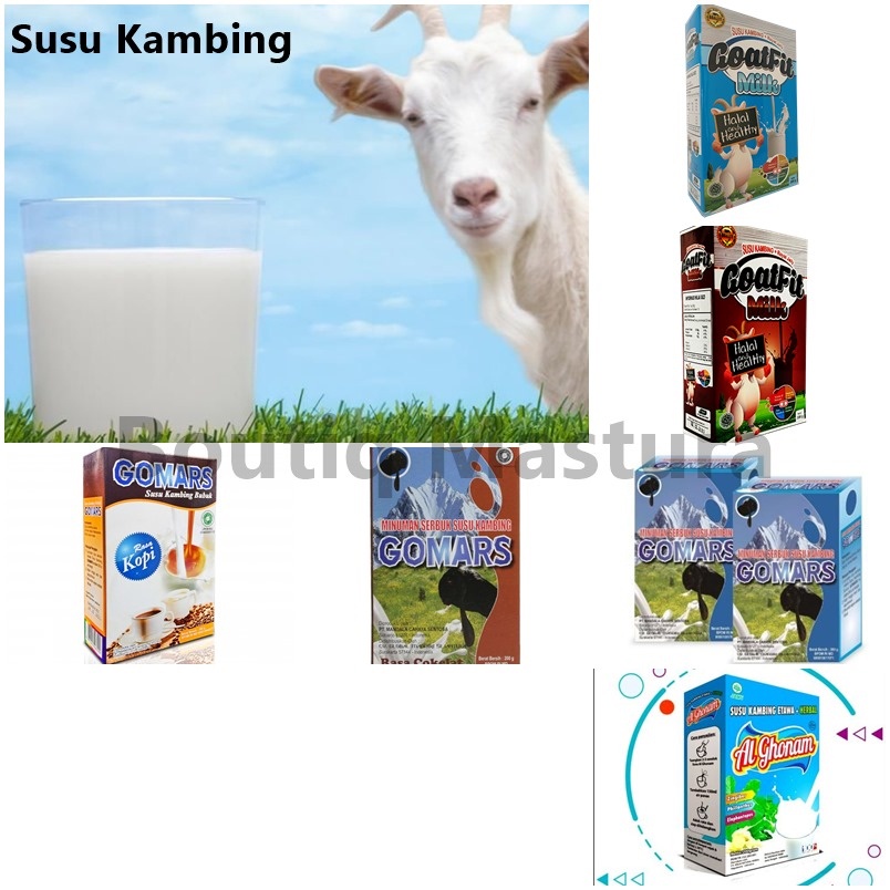 

Susu Kambing Bubuk : Gomars , GoatFit , Alghonam Herbal Propolis Royal Jelly