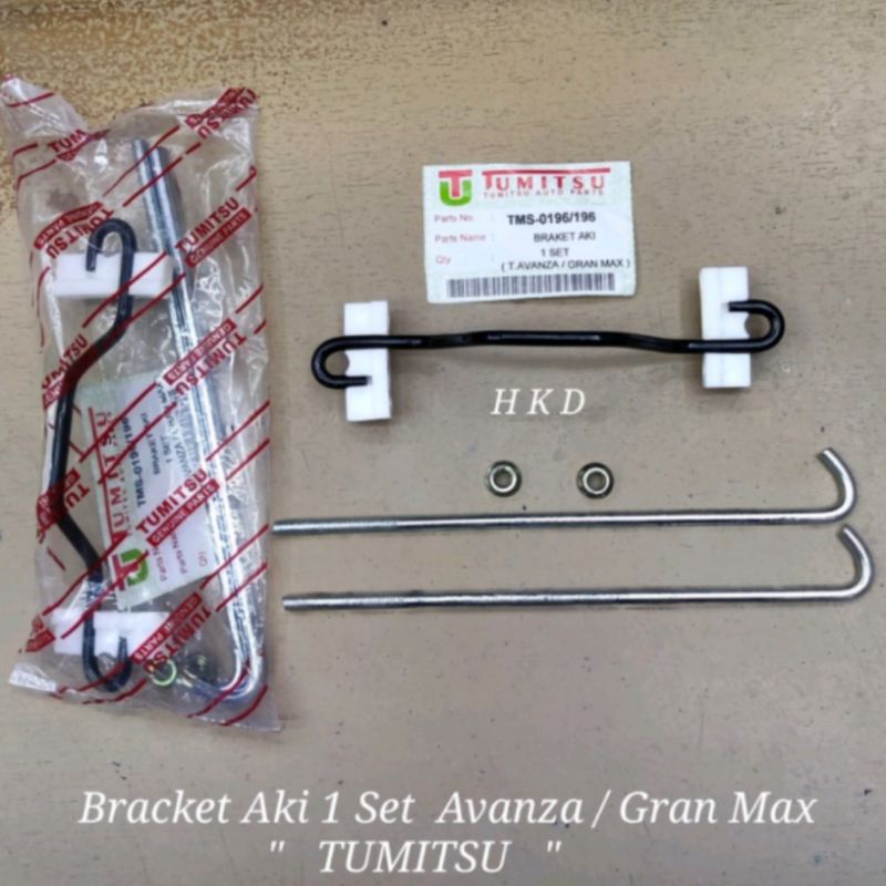 BREAKET AKI MOBIL / ACCU MOBIL AVANZA/XENIA/RUSH/GRANF MAX (1set) TUMITZU