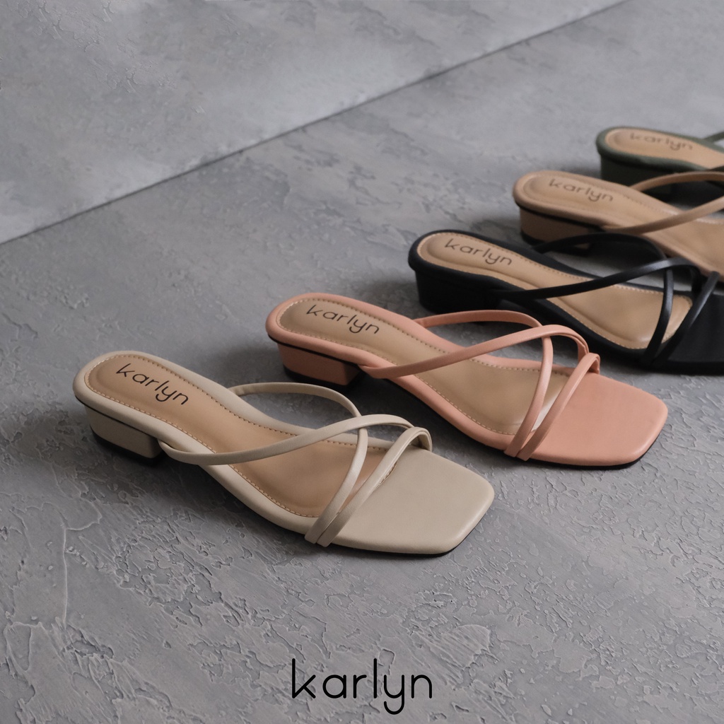 Karlyn Niki Sandal Heels Wanita 3cm