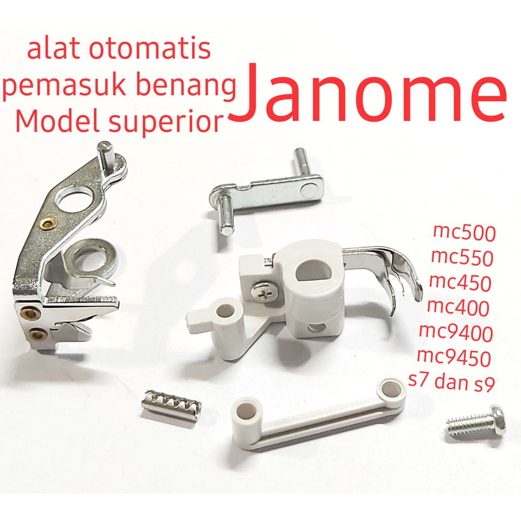 JANOME GENUINE PART alat pemasuk benang otomatis merk mesin jahit janome komputer memory craft