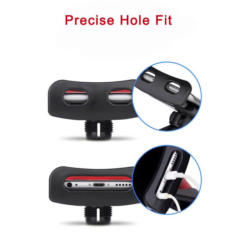 Dudukan Ponsel Mobil Dapat Dipanjangkan Kursi Belakang Mobil Tablet Phone Holder Handphone Mobil Sandaran Dudukan stand Adjustable Headrest Backseat Holder Clip Car Seat Car Back Seat Holder