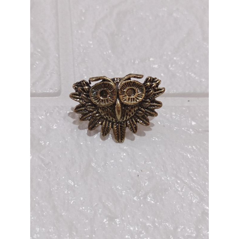Cincin motif owl