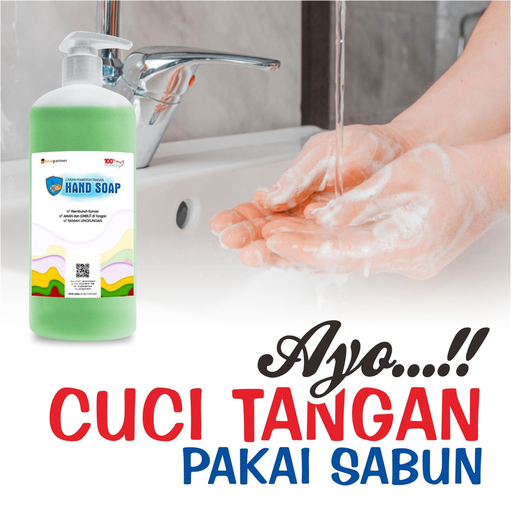 Sabun Cuci Tangan Variasi Aroma Segar 500 ml Pump / Hand Soap Aroma Wangi 500 ml Botol Pump