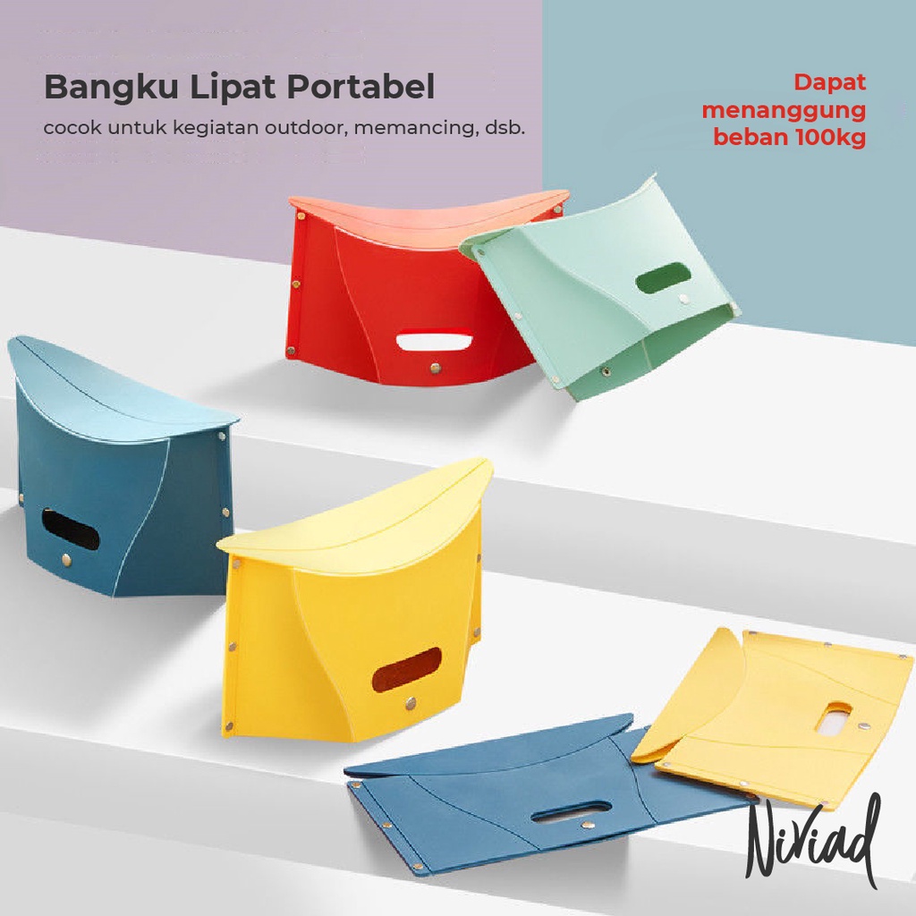 Bangku Lipat Folding Chair Portabel Kursi Lipat Memancing Kursi Lipat Outdoor