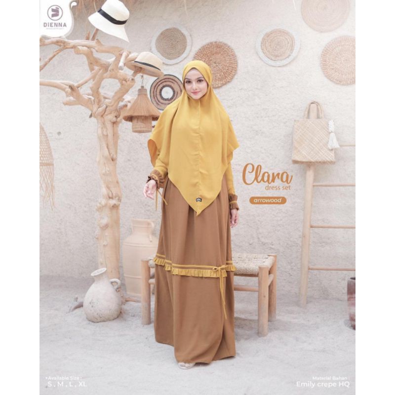 CLARA SERIES GAMIS SET SYARI ORI DIENNA GAMIS