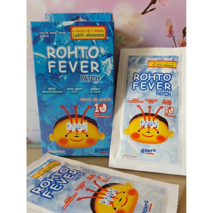 ROHTO FEVER PATCH / UNTUK MENURUNKAN PANAS (STRIP ISI 2 LEMBAR) ECERAN