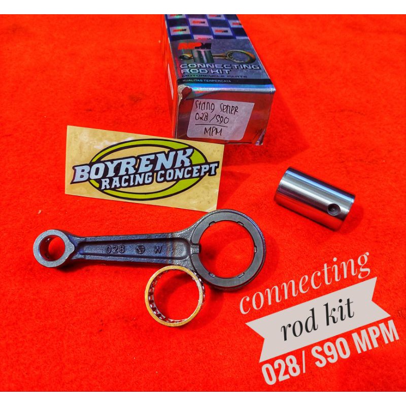 STANG SEHER CONROD KIT CONROD KIT SET HONDA S90 KODE (028)MPM - BOYRENK RACING