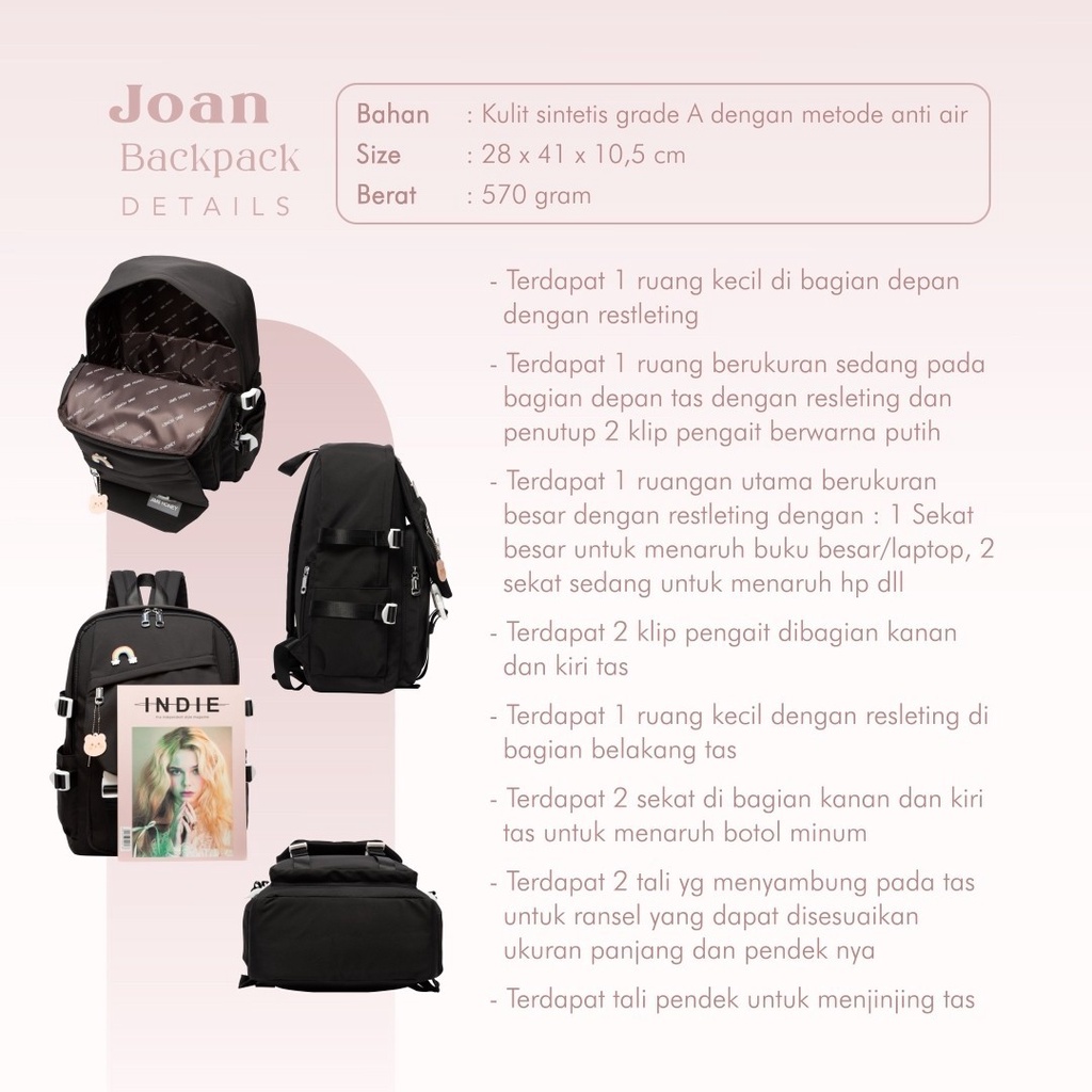 Jims Honey - Joan Bacpack Ransel