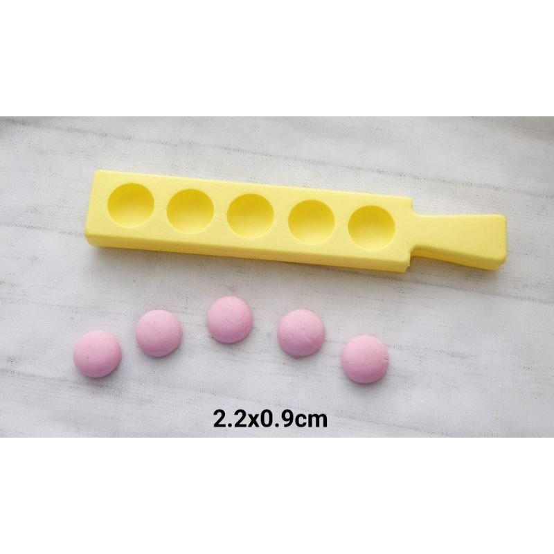 Cetakan Kue Kering Nastar Kue satu bentuk Bulat setengah Lingkaran