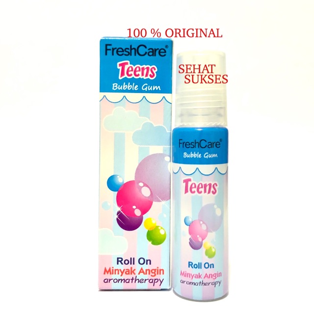 FreshCare Teens Bubble Gum 10Ml ~ Minyak Angin FreshCare Bubble Gum