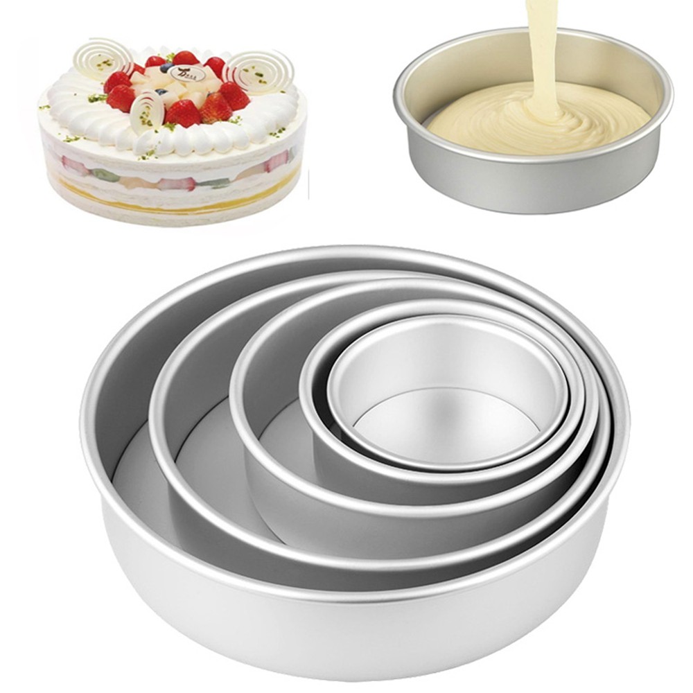 ELEGANT Multi-size Cake Pan Non Toxic Baking Pan Cake Mold Kitchen Tool Wedding Round One-pice Molding for Oven Deep Bakeware