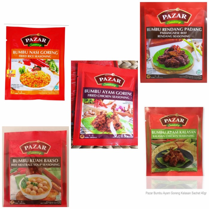 

Berbagai Macam Bumbu / PaZar - 1 Pcs - Rendang Padang
