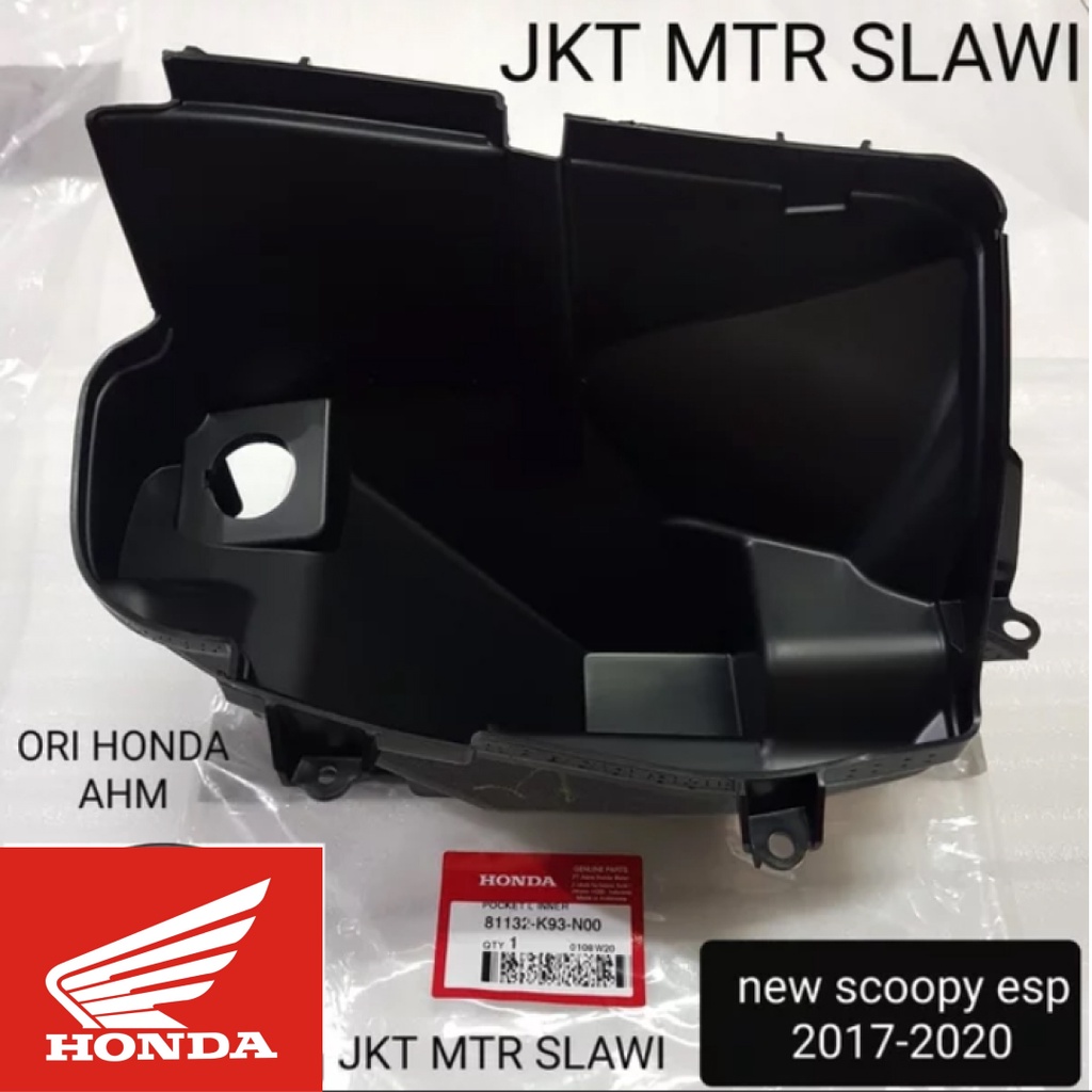 lid pocket pocket L inner box pocket inner cover rack kiri new scoopy esp 2017-2020