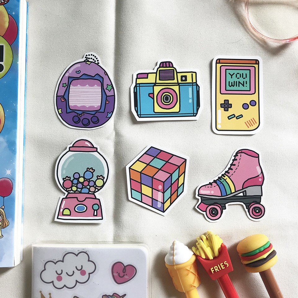 

Sticker Anti Air (waterproof) Seri Girly Design by @asakecil