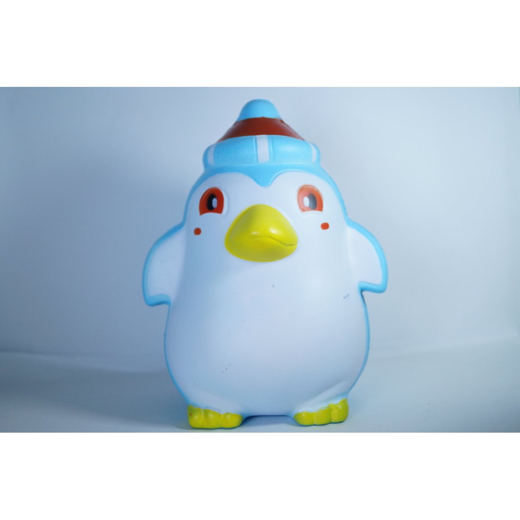 Squishy Penguin Biru