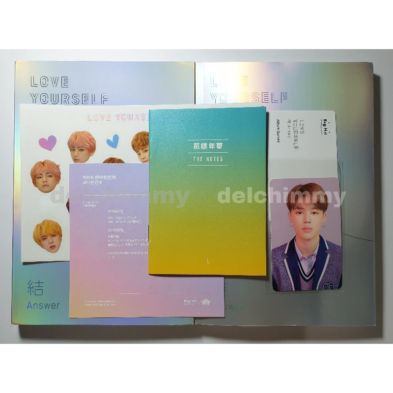 [BOOKED] Album BTS LY Answer ver.L Unsealed Photocard Jimin[FULLSET]