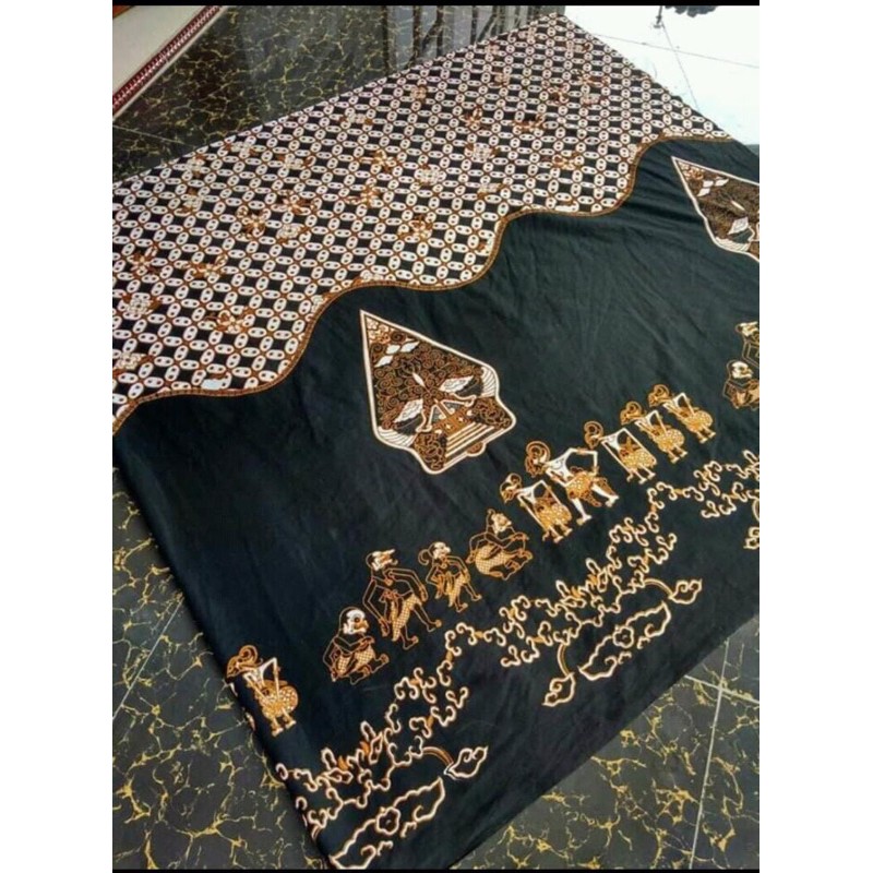 KAIN BATIK SOLO MOTIF GUNUNGAN PERWAYANGAN