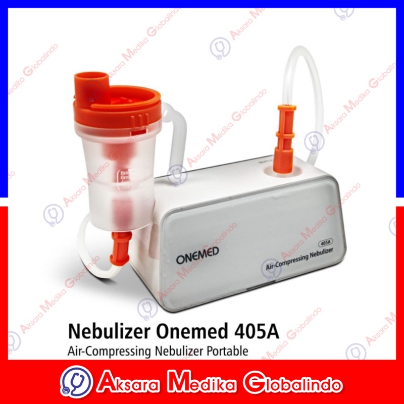 NEBULIZER KOMPRESOR 405A ONEMED ALAT UAP PERNAFASAN #AMG