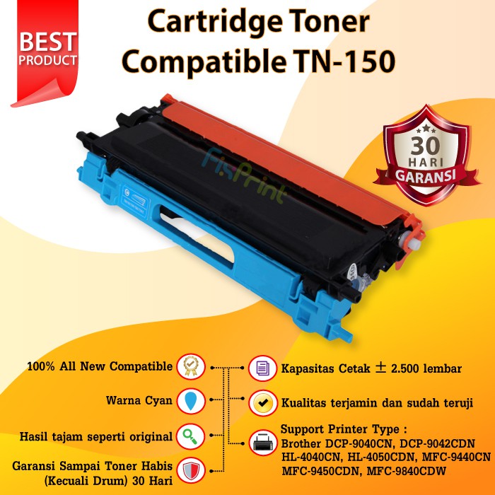 Cartridge Toner Compatible TN-150 TN150 Printer Brother DCP-9040 9042