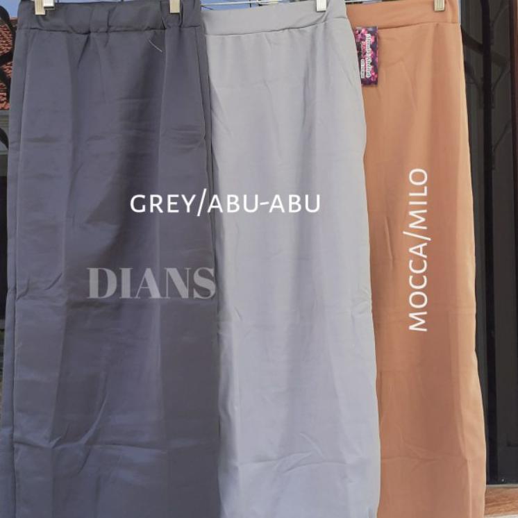 HOT Rok Span Scuba Polos Maxi Skirt Termurah Best Seller | Rok Wanita Terlaris ☑ 884