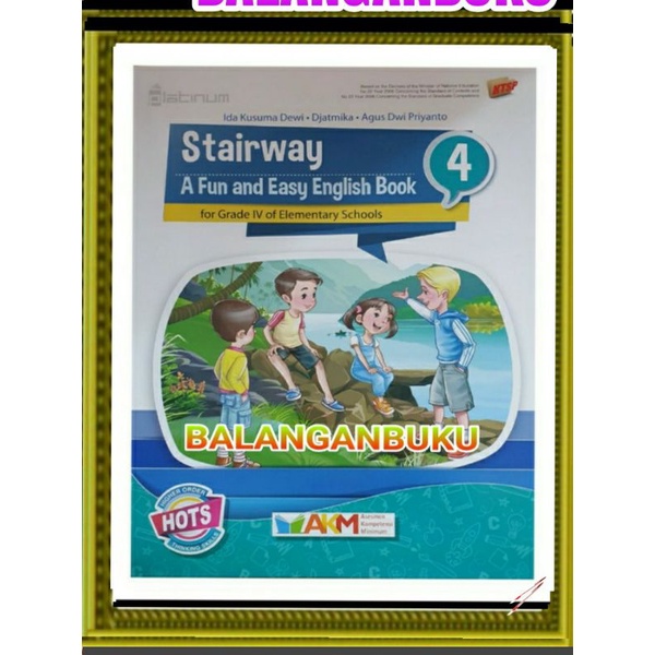 STAIRWAY HOT STARWAY BAHASA INGGRIS SD Mi  ENGLISH SD KELAS 4 PLATINUM