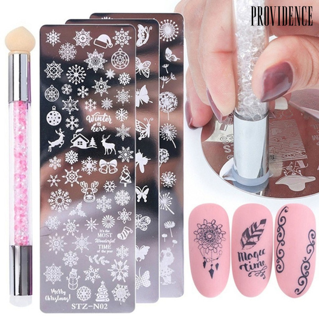 Providence Double-Sided Head Stamper Polishing Painting Drawing Manicure Nail Art Pen Tool