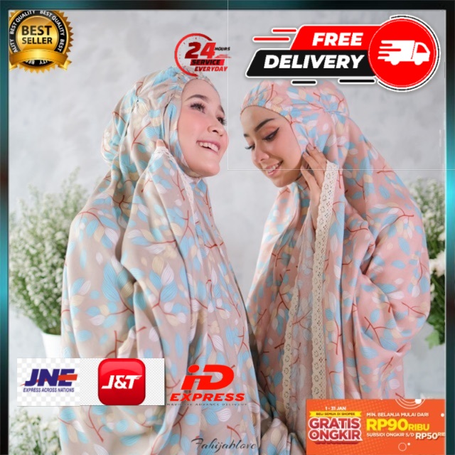 TANPA SAJADAH DAISY & ALINA MUKENA SERIES | MUKENA FAHIJABLOVE | MUKENA TRAVELING