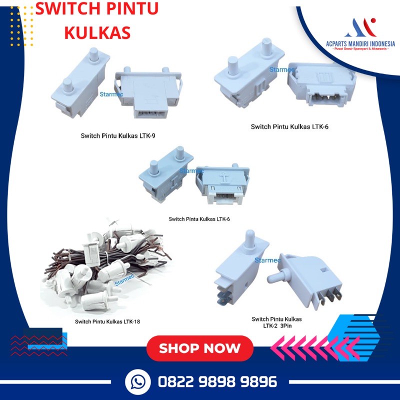 switch pintu kulkas