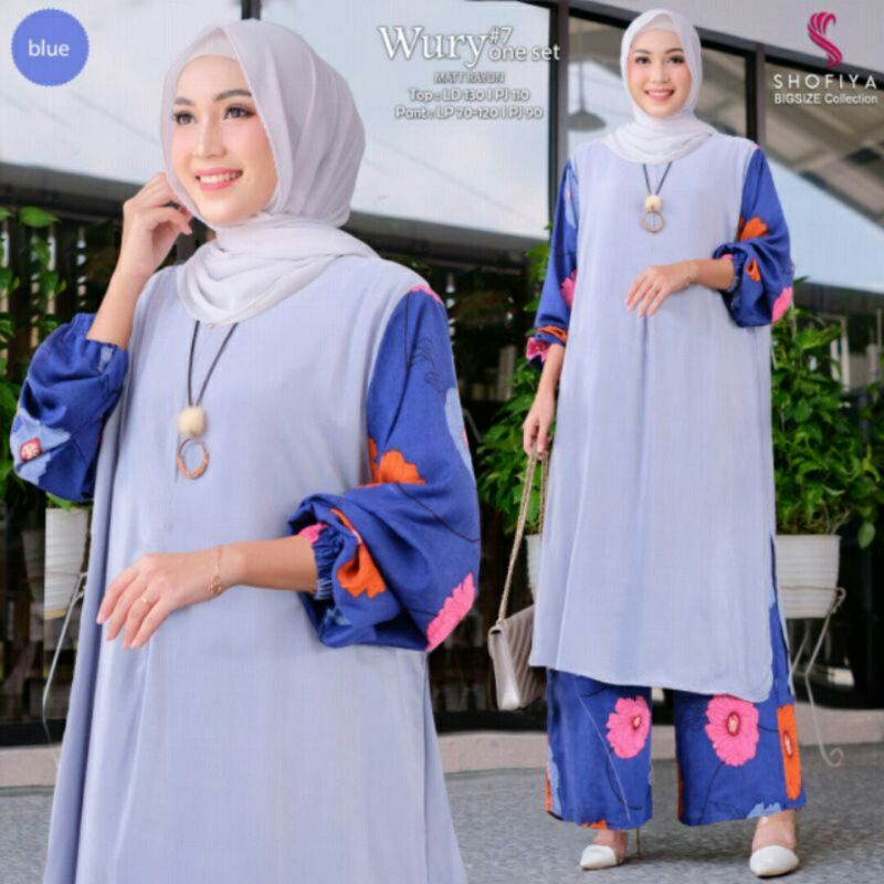 WURY Series One Set (top &amp; pant) Ori by Shofiya