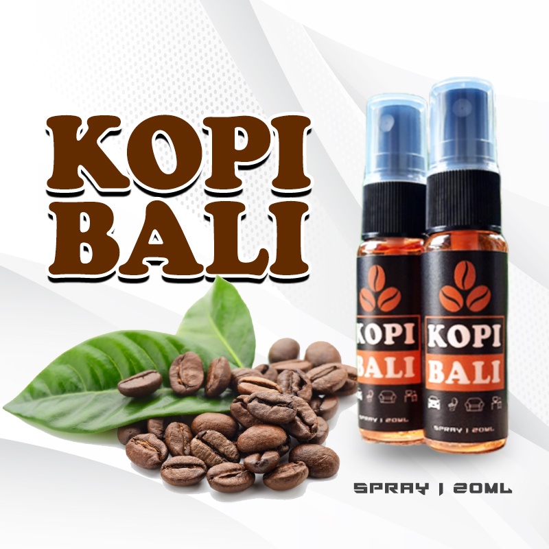 Z183 | Parfum Kopi Bali Spray Botol Semprot Pengharum Pewangi Mobil Helm Jaket Kipas AC Lemari Ruangan