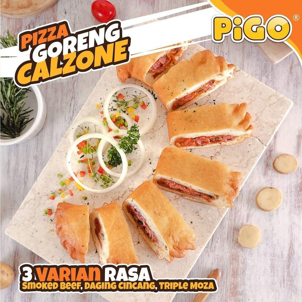 

PiGo Calzone / Pitsa Goreng / Calzone / Pizza Calzone / isi 2pcs Jumboo