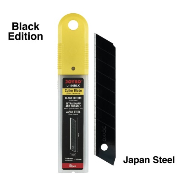 

Spare Blade Cutter / Refill Isi Pisau Pemotong JOYKO L-150BLK Japan Steel 5Pcs