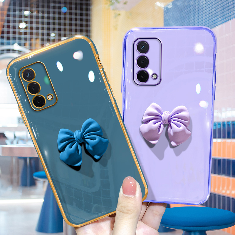 Case Oppo A16 A74 A54 A93 A15 A15s A12 A53 A31 A33 A9 A5 2020 A52 A92 A7 A5s A3s A12e A11k A83 A39 A57 F11 Pro F9 Pro F7 F5 F1s F1 Plus F3 Plus Simple Bow Soft Phone case-2
