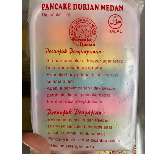 

Pancake Durian isi 15