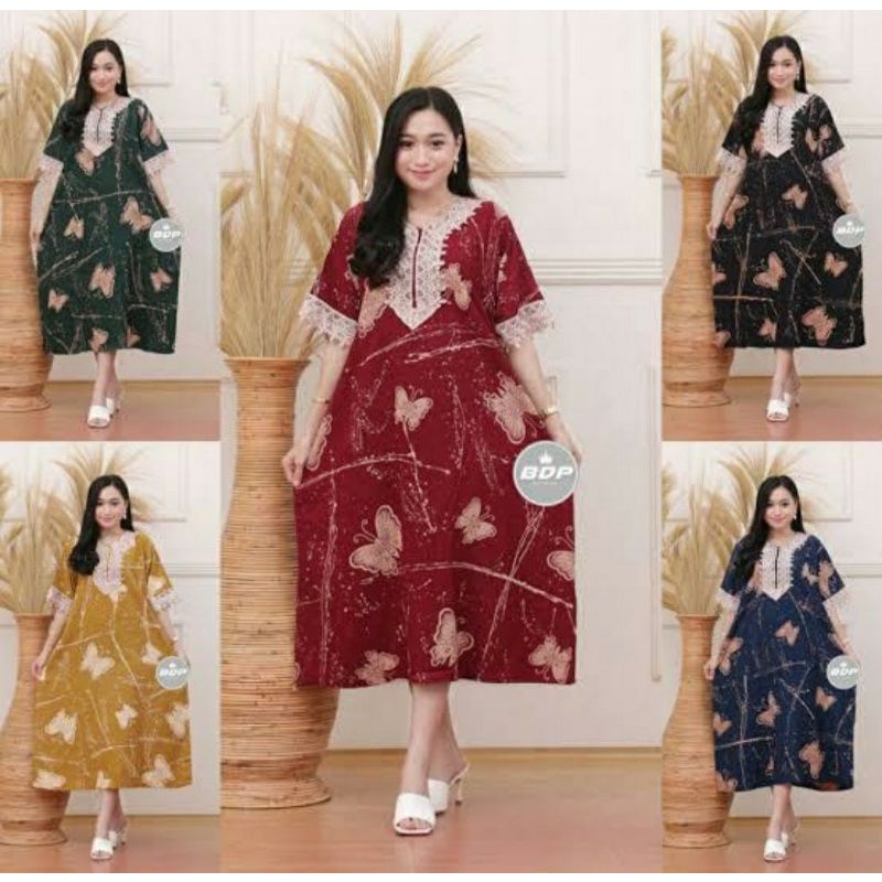 DASTER RENDA MOTIF KUPU-KUPU/DASTER MURAH/DASTER MASA KINI/DASTER TERLARIS LD110 PJ115