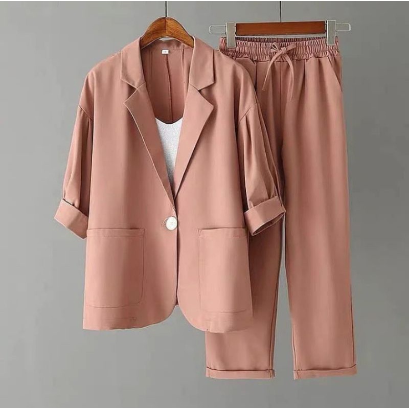CAVAREZ SET 2in1 ONE SET BLAZER WANITA-2