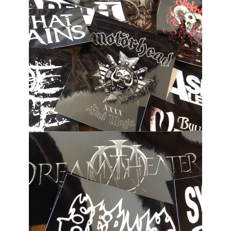 sticker pack stiker band metal hardcore populer barat rock untuk tumblr laptop koper case