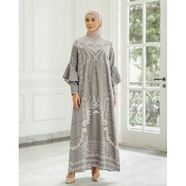 GAUDY DRESS - TAUPE - GEULIS.ID