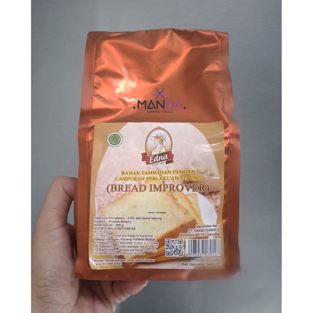 

[MAREM] EDNA BREAD IMPROVER PENGEMBANG DAN PENGEMPUK ROTI 500 GRAM