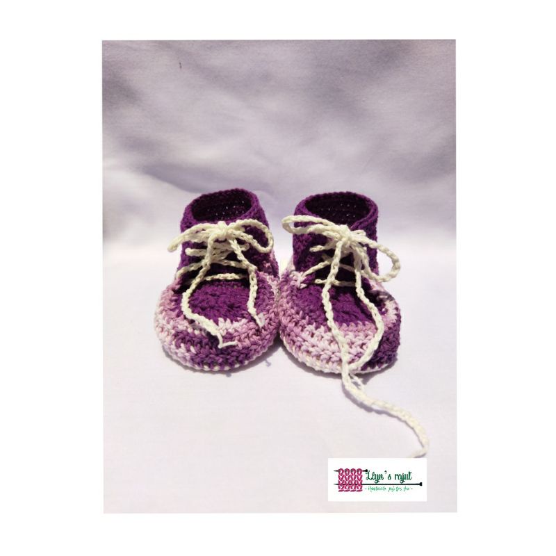 SEPATU BAYI RAJUT Pre-Walker Shoes-    LLYN SNEAKERS - Purple