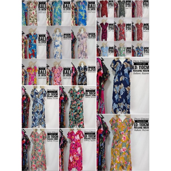 Daster / Dress Kimono Bali