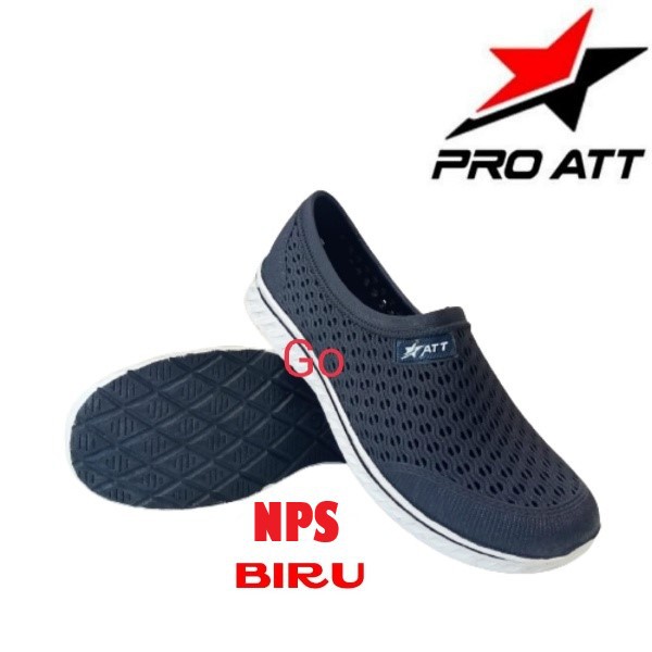 gof ATT NPS 160 SEPATU KARET SLIP ON Sepatu Cowok Casual Anti Air Empuk Tidak Lecet Ringan