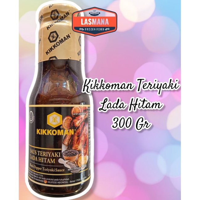 

Kikkoman Teriyaki Lada Hitam 300 Gr