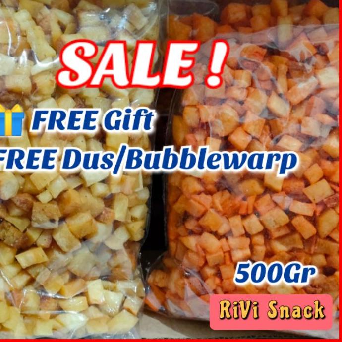 

☄️ [PROMO] 1/2 KG KERIPIK SINGKONG KOTAK PEDAS ASIN/KERIPIK KILOAN MALL/3.3 Flash Sale/〖3.3 Flash Sale〗/BIG SALE/Terbaru dan terlaris