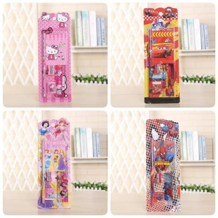 

STUDY SET ALAT TULIS MURAH 5 IN 1 COCOK UNTUK GOODIE BAG ULTAH