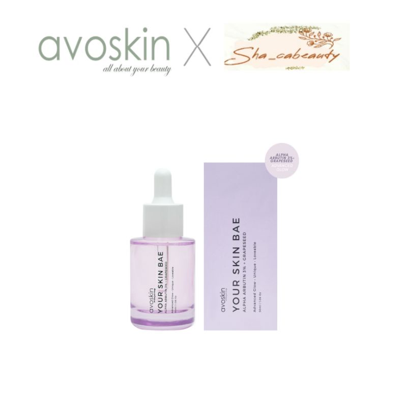 Avoskin Your Skin Bae Alpha Arbutin 3% + Grapeseed/Serum Wajah