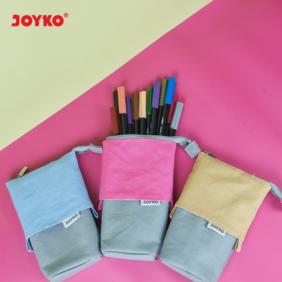 Pencil Case Kotak Tempat Pensil Kain Joyko PC-5007