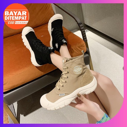'FREE BOX' COD Termurah Sepatu Boots Fashion Wanita &quot;MICHA&quot; Ori Import HOT ITEM KZT - SW317
